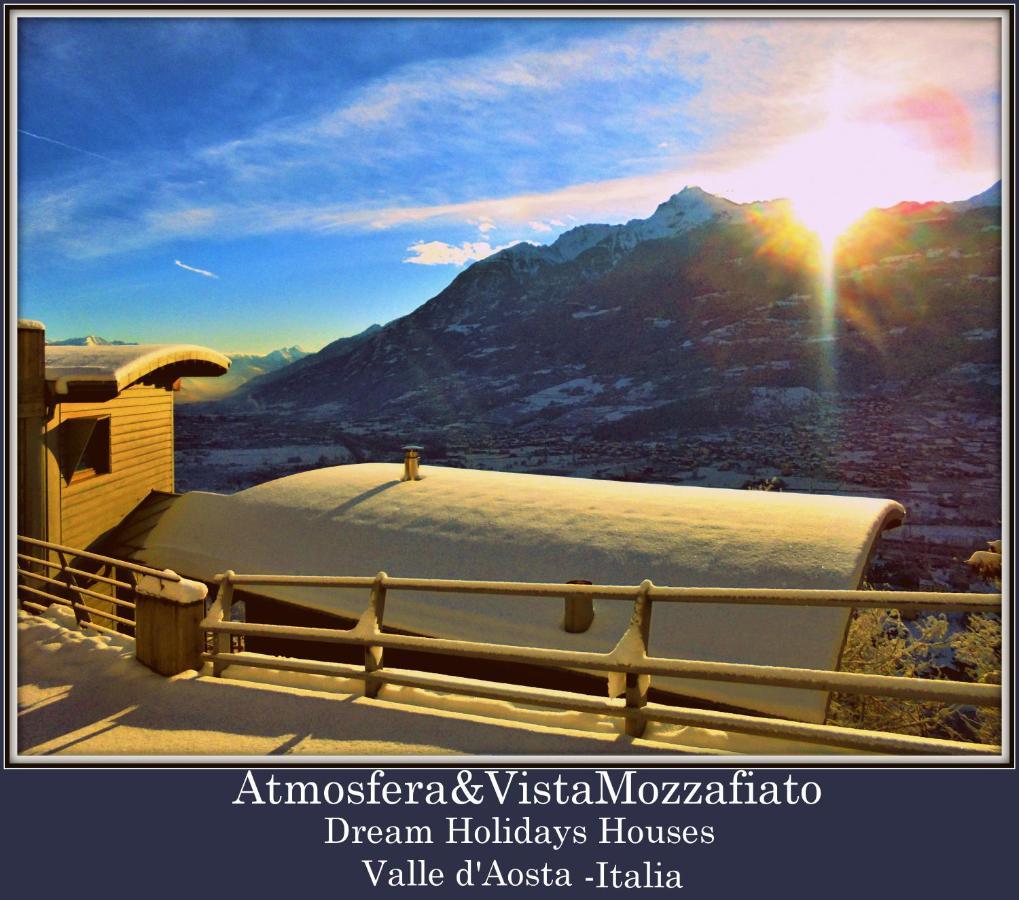 Chalet Con Jacuzzi Vista Montagne أَويستا المظهر الخارجي الصورة