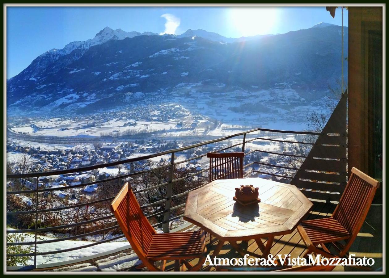 Chalet Con Jacuzzi Vista Montagne أَويستا المظهر الخارجي الصورة