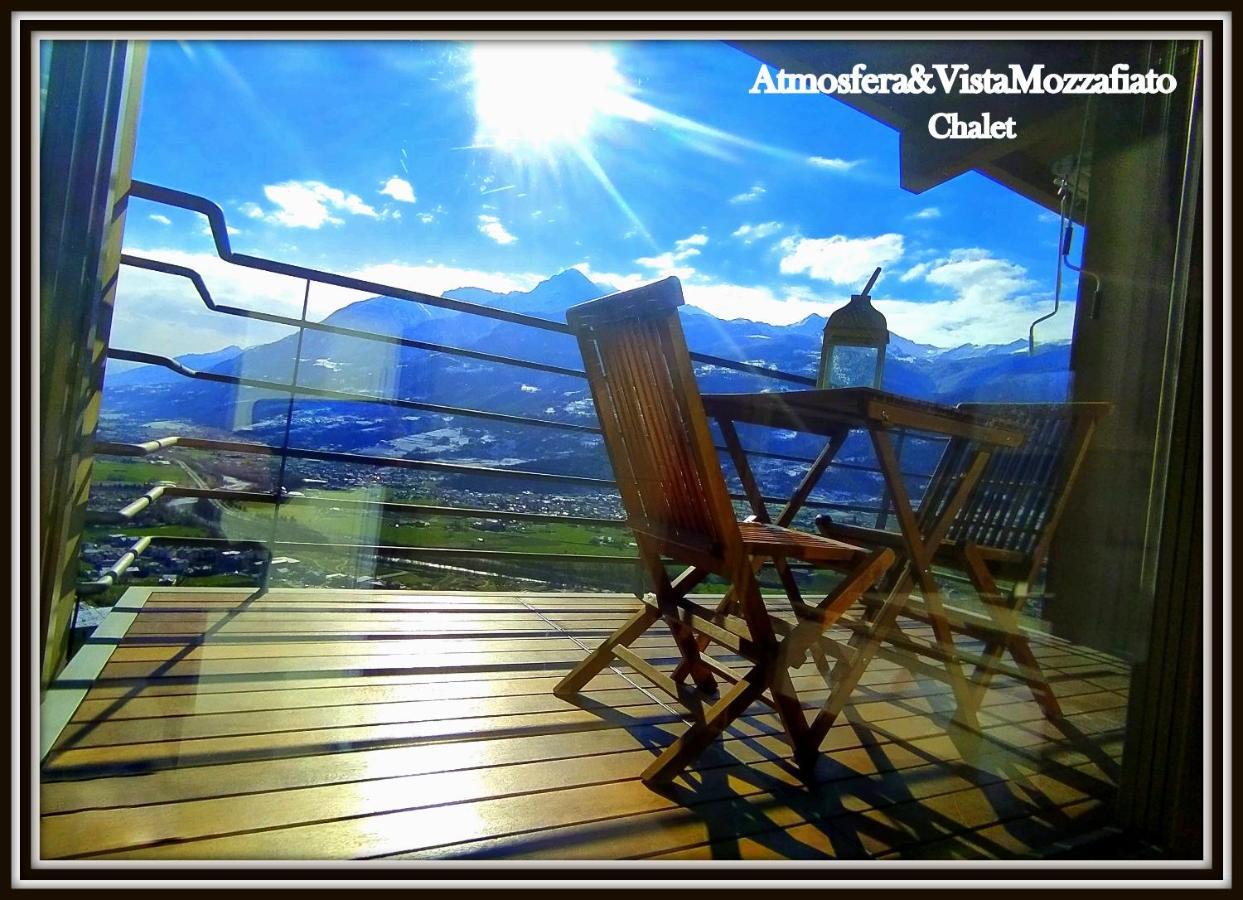 Chalet Con Jacuzzi Vista Montagne أَويستا المظهر الخارجي الصورة
