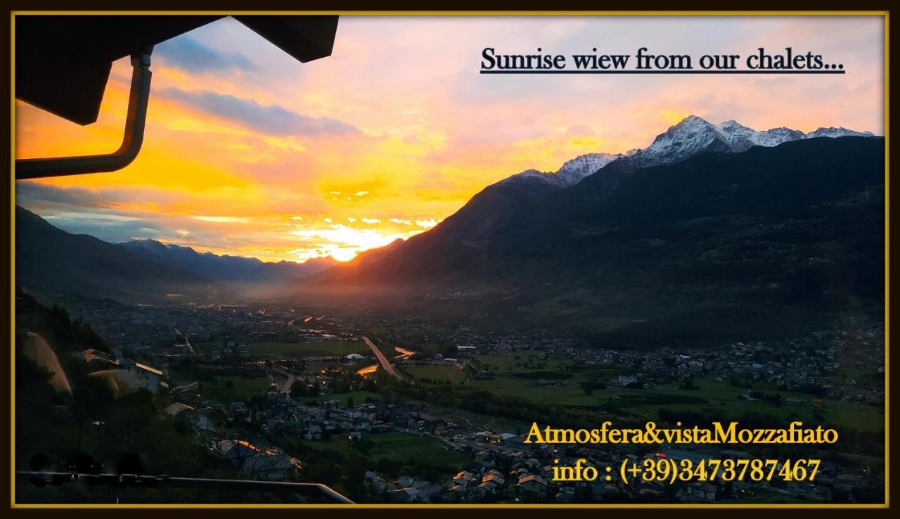Chalet Con Jacuzzi Vista Montagne أَويستا المظهر الخارجي الصورة